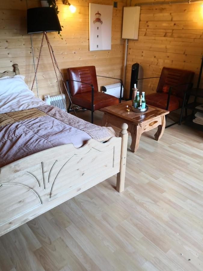 25 Qm Holz Bungalow, Garten-Grill, Gehoben, Optimiert, Massivholzbett Scharbeutz Extérieur photo