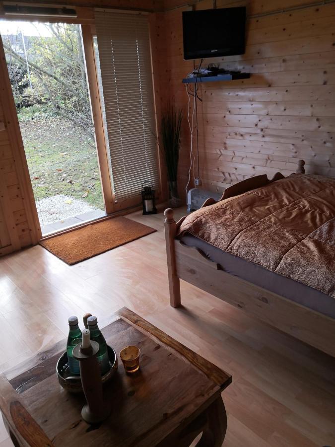 25 Qm Holz Bungalow, Garten-Grill, Gehoben, Optimiert, Massivholzbett Scharbeutz Extérieur photo